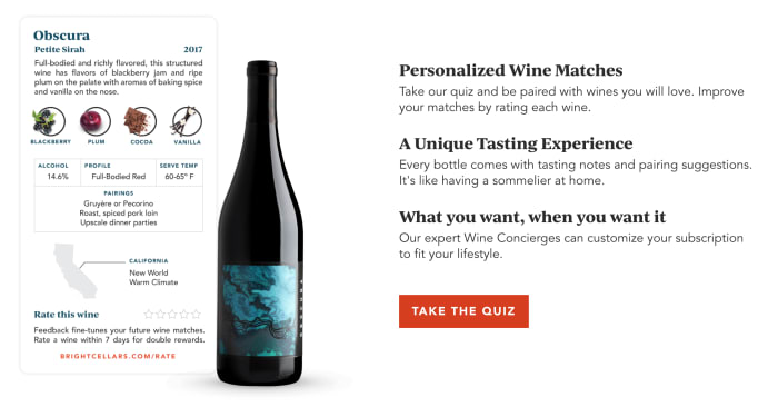 Bright Cellars Wine Quiz